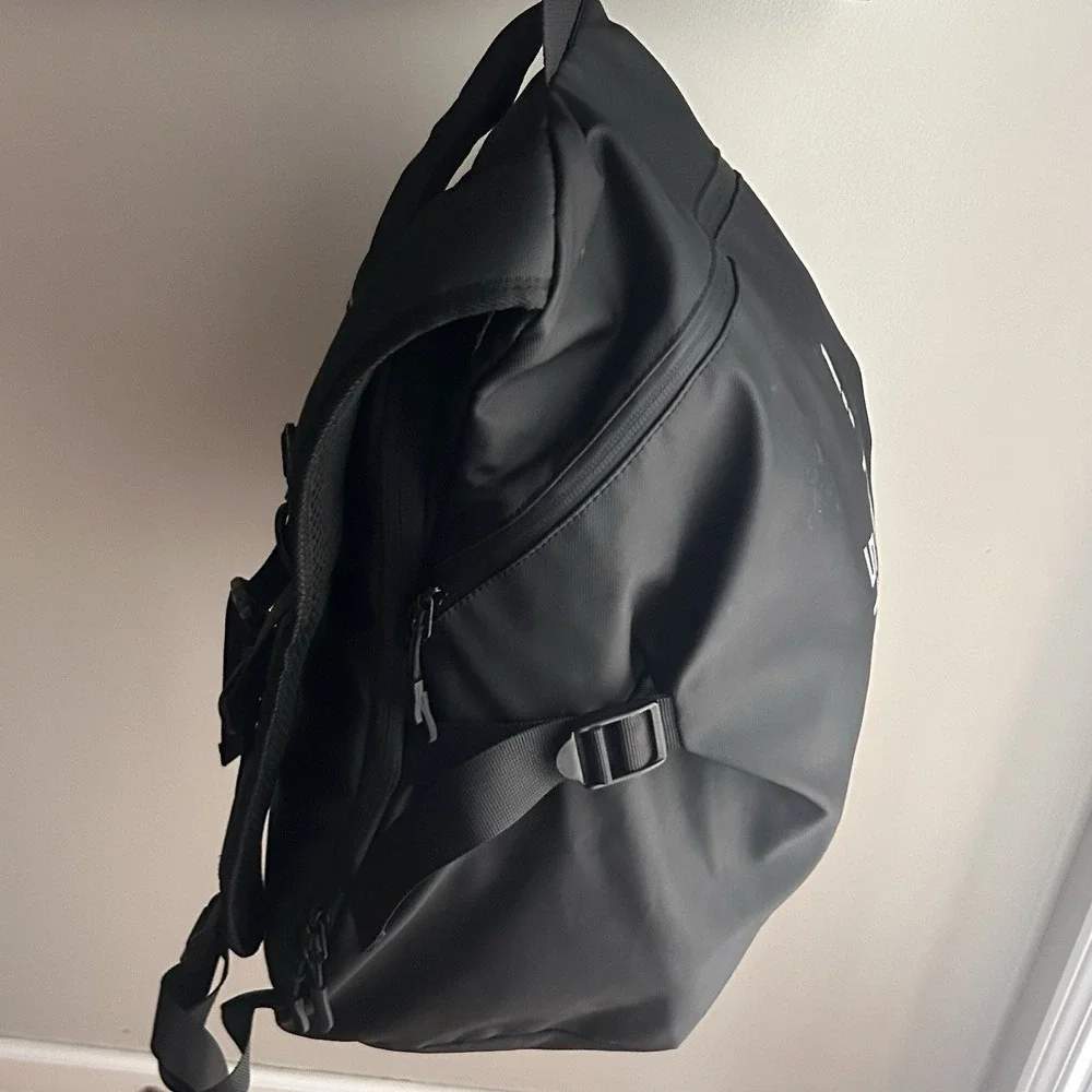 Kehemp Street Black Tactical Backpack w/ Waterproof Biker Helmet